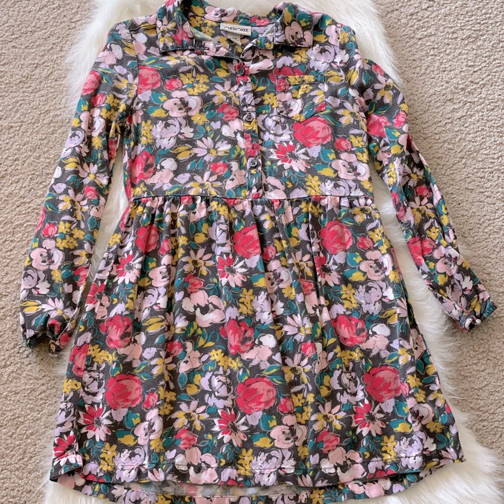 Flower pattern dress